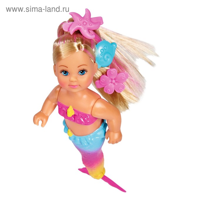 Кукла «Еви» 12 см, русалочка с крутящимся хвостом