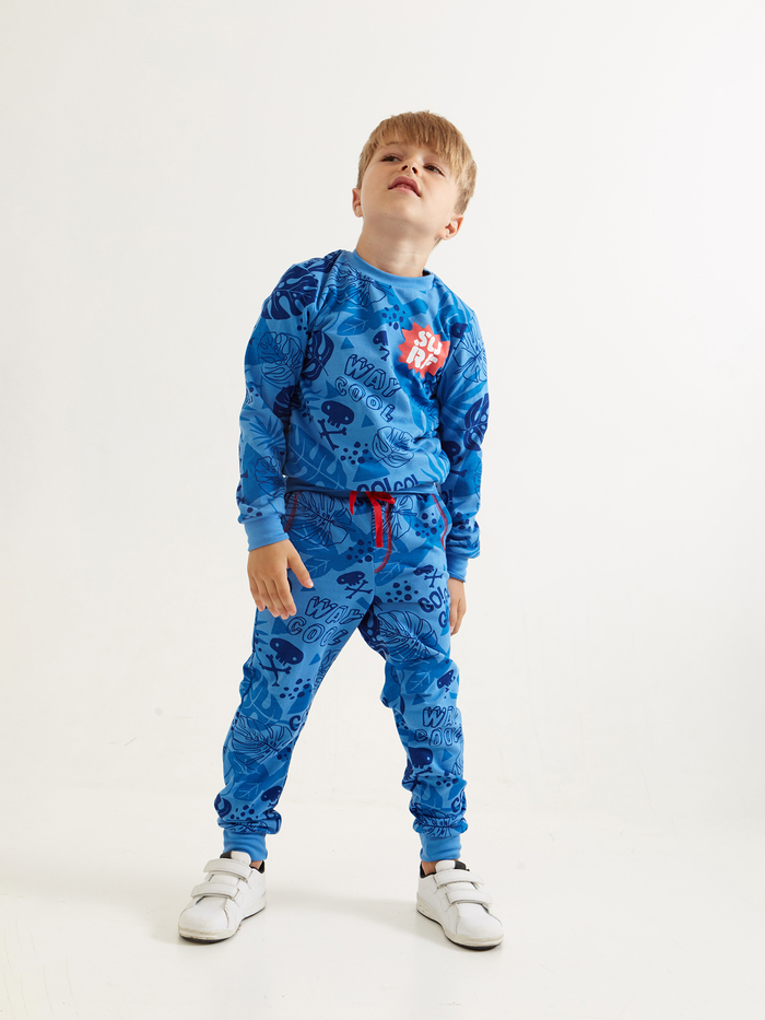 

Свитшот для мальчика KAFTAN "Surf" р.30 (98-104 см), синий