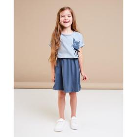 

Платье для девочки KAFTAN "Kitten" р.30 (98-104), серый