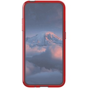 

Чехол клип-кейс для Samsung Galaxy A01 araree A cover (GP-FPA015KDARR), красный