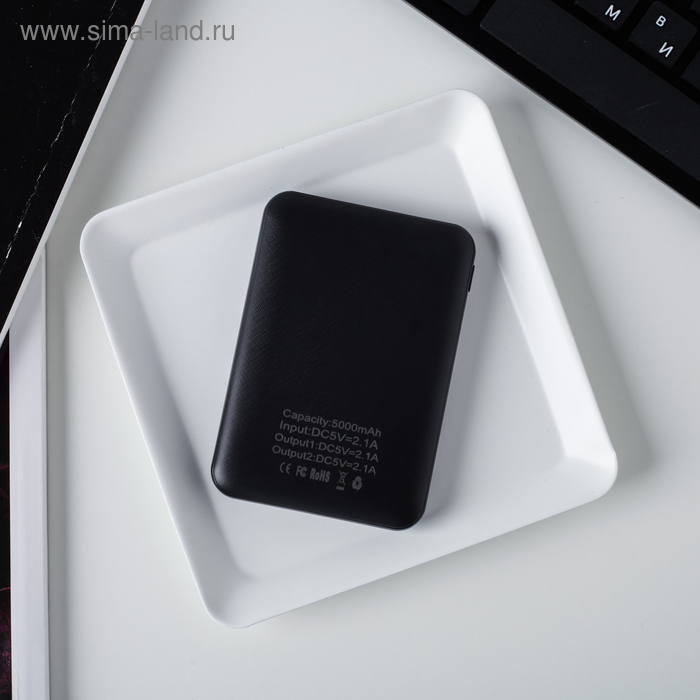 

Портативный аккумулятор, «Гантель» 5000 mAh, 2 USB-разъёма
