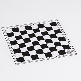 Шахматное поле 'Время игры', виниловое, 30 х 30 см Ош