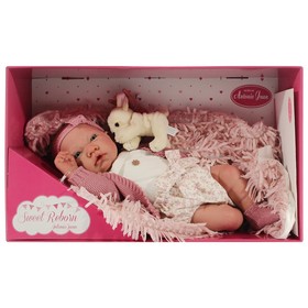 

Кукла Реборн младенец «Фелисидад в розовом» 40 см