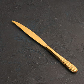 Нож для мяса «Юлия Высоцкая», 23 см, цвет золотистый Ош