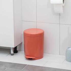 

Ведро для мусора с педалью Plastic Centre «Мраморное», 6 л, цвет МИКС