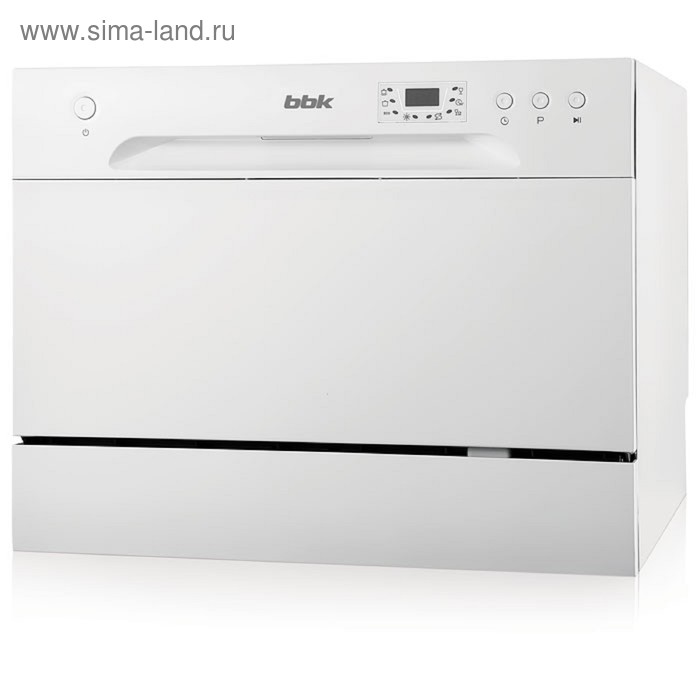 Посудомоечная машина BBK 55-DW012D класс А, 6 комплектов, 6 программ, 55 см, белая посудомоечная машина körting kdf 2050 w класс а 6 комплектов 7 программ 55 см белая