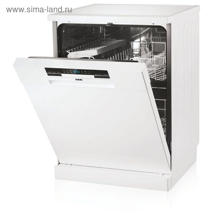 

Посудомоечная машина BBK 60-DW115D , класс А, 12 комплектов, 6 программ, 60 см, белая