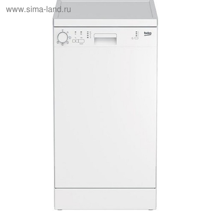 Посудомоечная машина BEKO DFS 05012 W, класс А, 10 комплектов, 5 программ, 45 см, белая