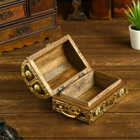 

Шкатулка дерево "Гестия" 15,2х10х8,9 см
