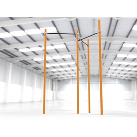 

Комплекс для занятий воркаутом, из трёх турников, GTO-22, 89 мм, 2500 х 2500 х 2600 мм