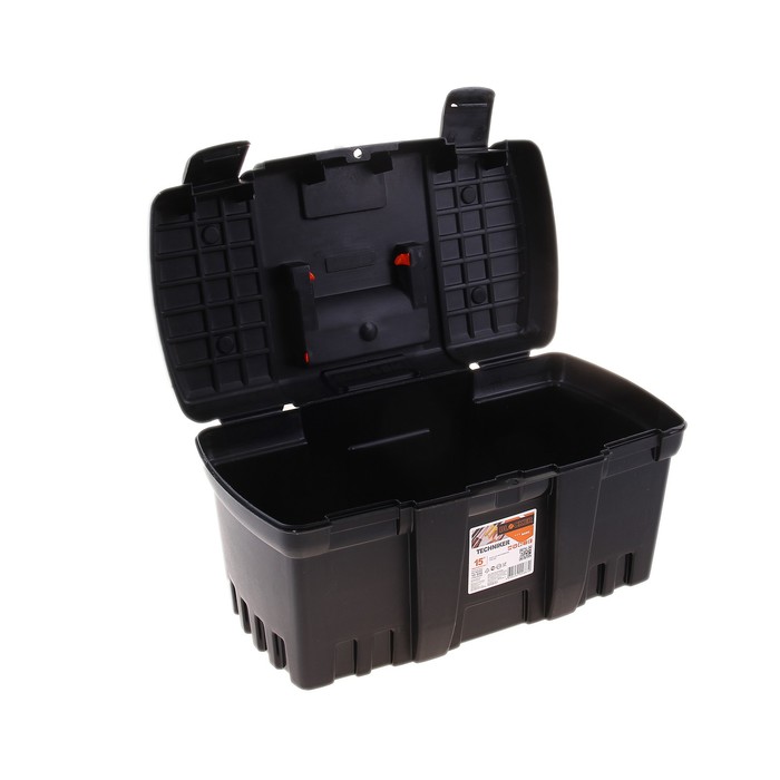 Ящик для инструментов Techniker 15, цвет черный, без внутреннего ящика