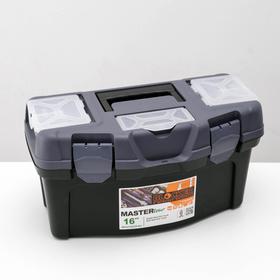 

Ящик для инструментов Plastic Centre Master Tour, 16 секций, цвет темно-зеленый