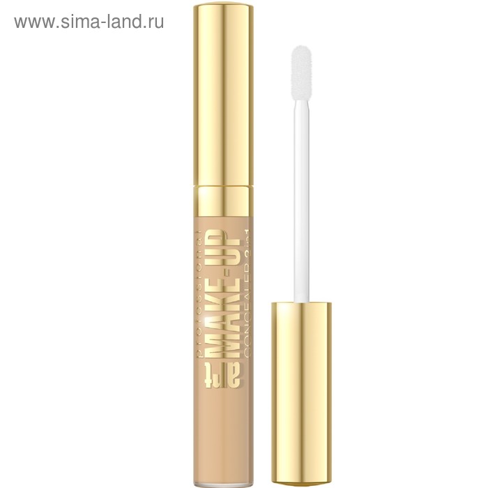

Корректор для лица 2 в 1 Eveline Art Make-Up Professional, тон 04 светлый