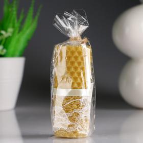 

Свеча из вощины "Классика" с кружевом, 3,5×8 см