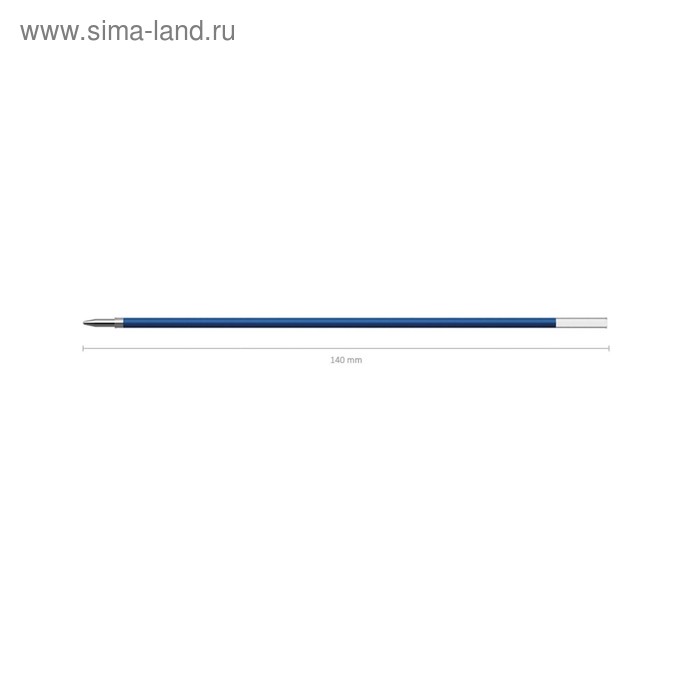Стержень шариковый 1,0 мм, ErichKrause, для ручек R-301, 140 мм, чернила синие