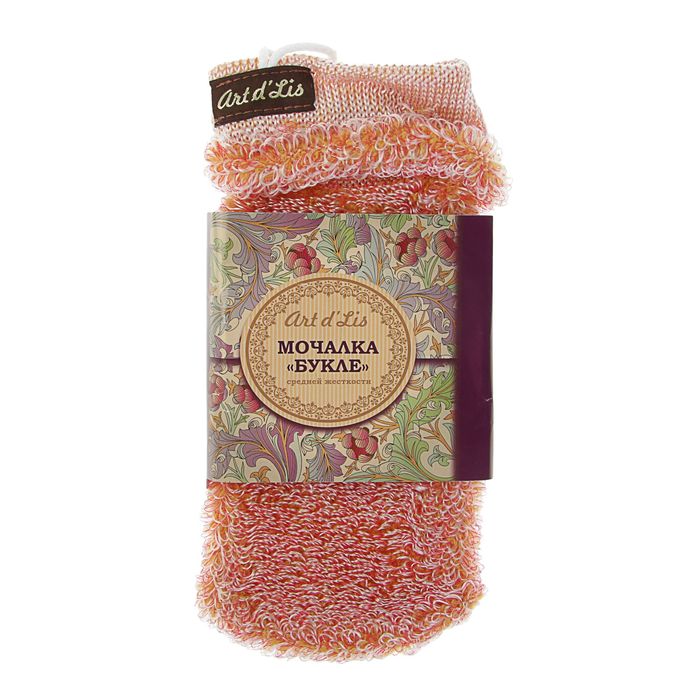 Мочалка-букле "Рукавица"