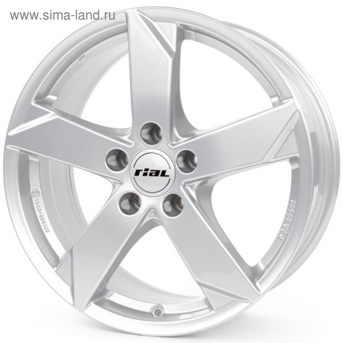 фото Диск литой rial kodiak 7.5x18 5x108 et55 d63.4 polar silver