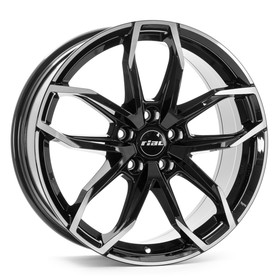 

Диск литой Rial Lucca 6.5x17 4x108 ET40 d63.4 Diamond Black Front Polished