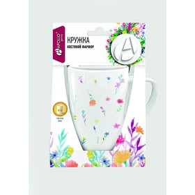 

Кружка Apollo Genio Flores Cilindro, 425 мл, МИКС
