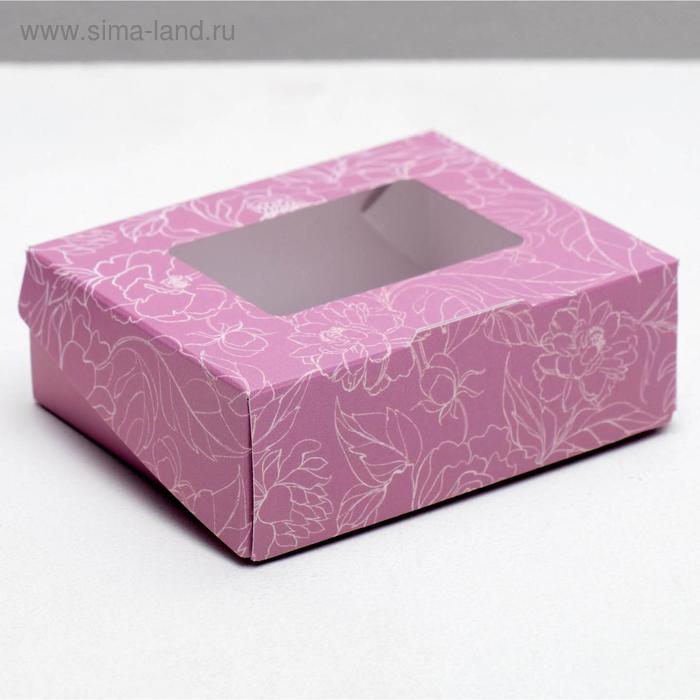 цена Коробка кондитерская, упаковка, «Нежность», 10 х 8 х 3.5 см
