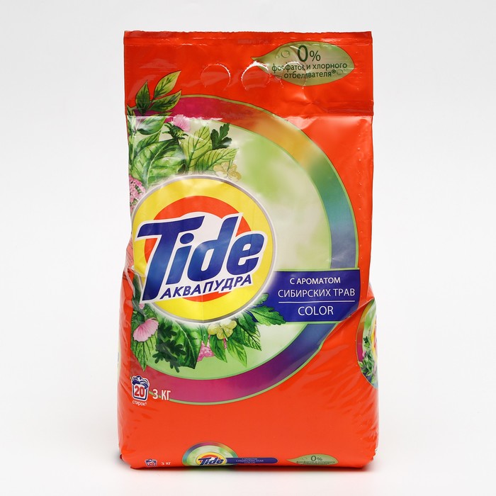 

Стиральный порошок Tide Color «Сибирские травы», автомат, 3 кг