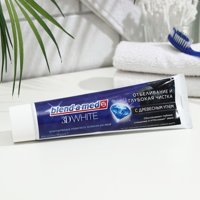 

Зубная паста Blend-a-med 3D White «Глубокая чистка», с древесным углём, 100 мл