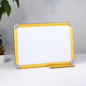 

Доска магнитная двусторонняя "Премиум" золотой цвет 50х35х1,5 см