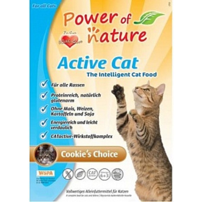 Power of nature корм для кошек. Power of nature Active Cat / cookie's choice. Кэт Чойс корм сухой для кошек. Power of nature корм для кошек купить.