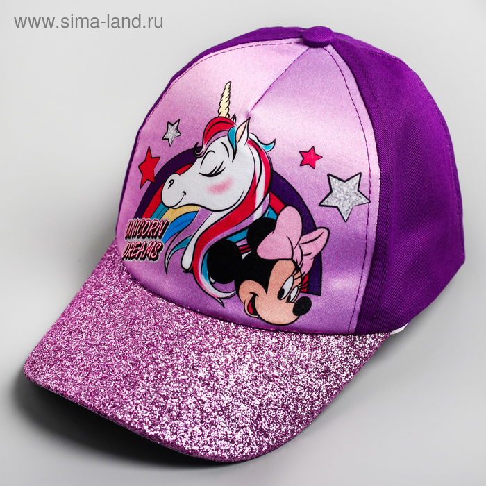 фото Кепка детская "unicorn dreams" минни маус р-р 52 disney