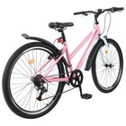 Велосипед 26" Progress Ingrid Low, цвет розовый/белый, размер 15" - Фото 4