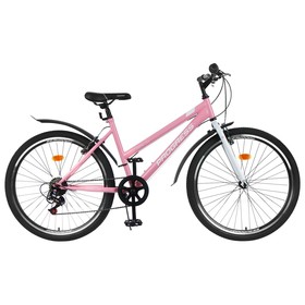 Велосипед 26' Progress Ingrid Low, цвет розовый/белый, размер 17' Ош