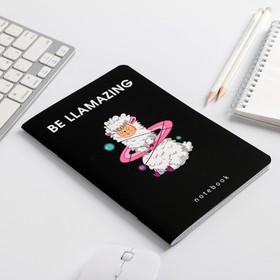 

Блокнот софт-тач Llama, А5, 48 листов