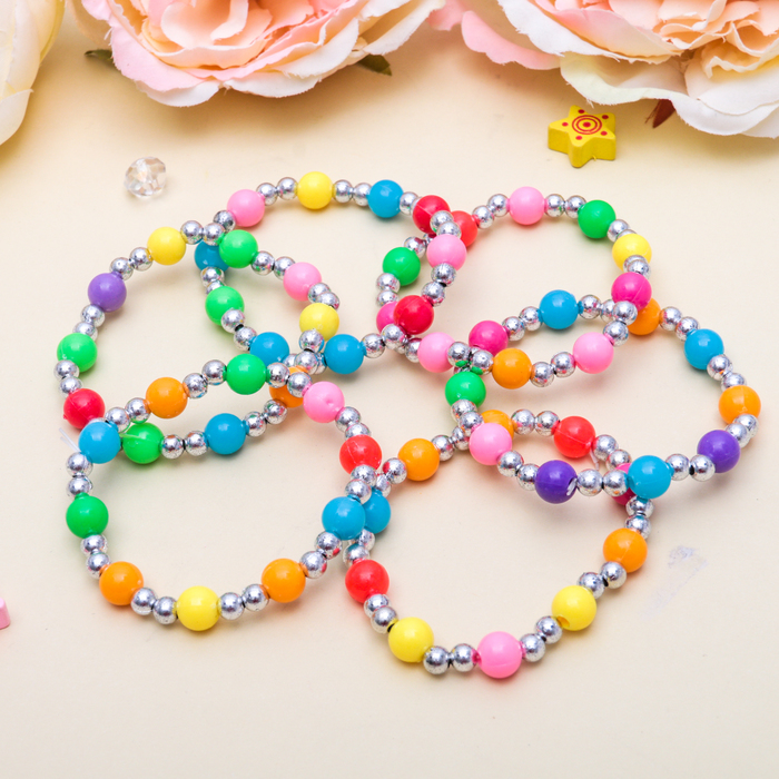 Браслет детский "Выбражулька" бусинки, цвет МИКС