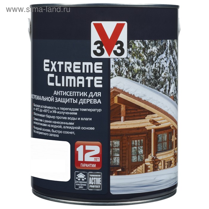

Акриловый антисептик для дерева EXTREME PROTECTION матовый Жемчужно-Белый 0,9л.