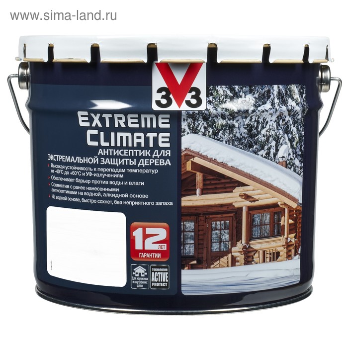 

Акриловый антисептик для дерева EXTREME PROTECTION матовый французкий беж 9л.