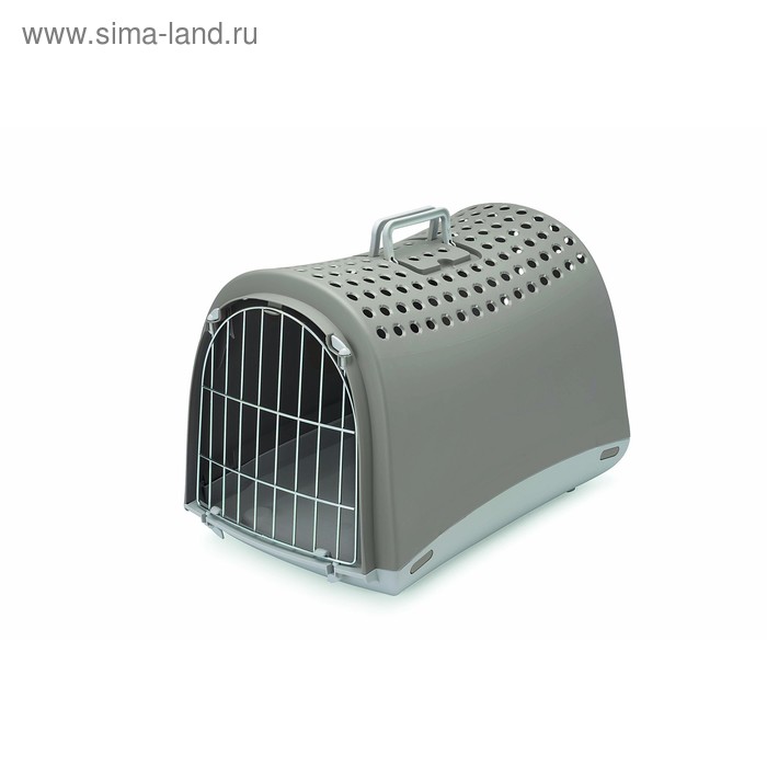 фото Переноска imak linus для животных, 50 х 32 х 34,5 см, бежево-серый imac