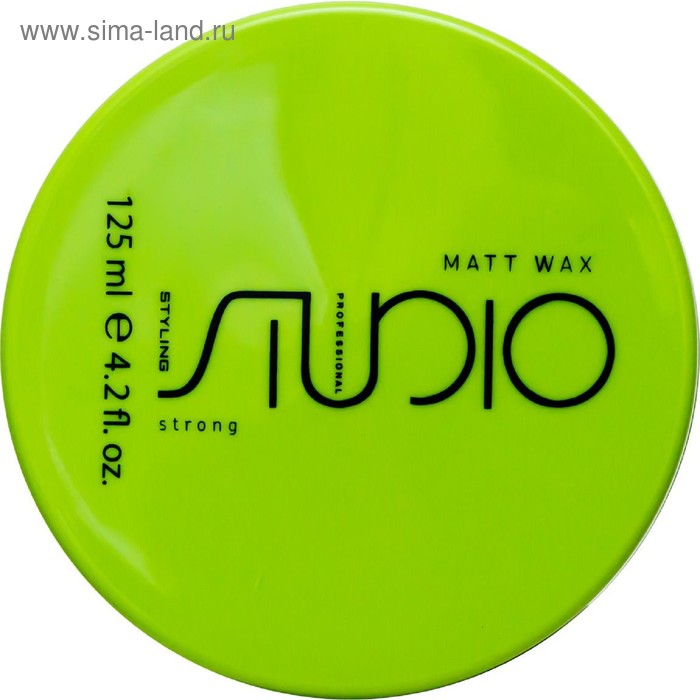 Матовый воск для укладки волос Kapous Matt Wax, сильная фиксация, 125 мл