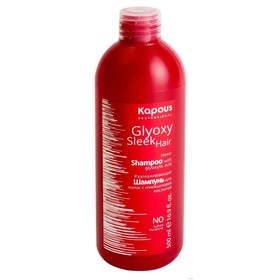Шампунь Kapous Glyoxy Sleek Hair, разглаживающий, с глиоксиловой кислотой, 500 мл