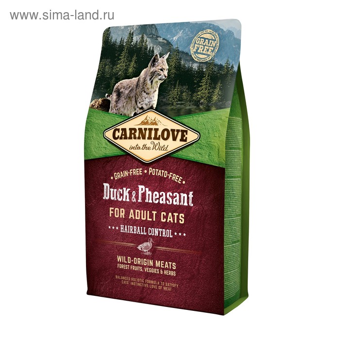 

Cухой корм Carnilove Duck Turkey для кошек, утка и индейка, 2 кг