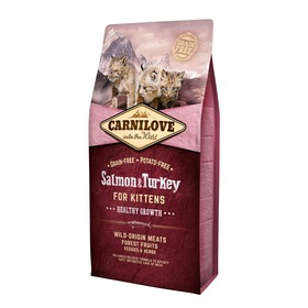 

Cухой корм Carnilove Salmon Turkey for Kittens для котят, лосось и индейка, 6 кг