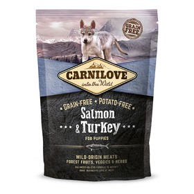 

Cухой корм Carnilove Salmon Turkey для щенков, беззерновой, лосось и индейка, 1,5 кг