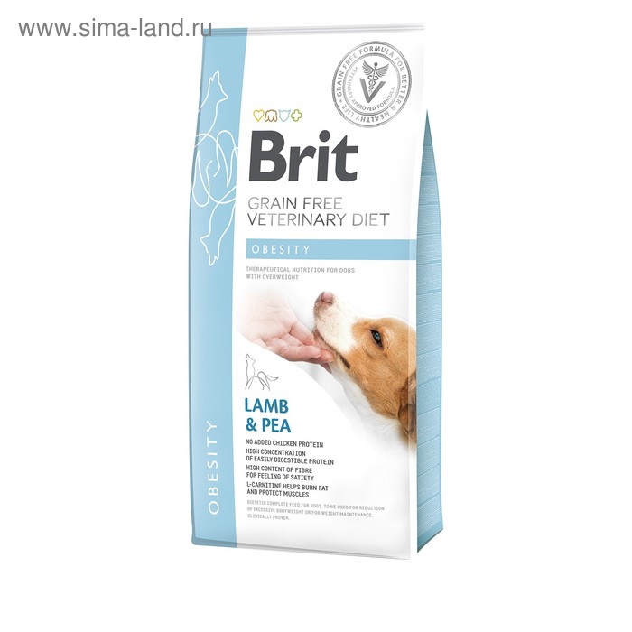 

Сухой корм Brit VDD Obesity, для собак, при избыточном весе, беззерновой, 2 кг