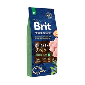 

Сухой корм Brit Premium by Nature Junior XL для собак гигантских пород, 15 кг