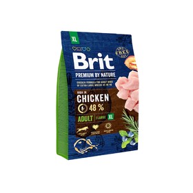 

Сухой корм Brit Premium by Nature Adult XL для собак, гигантских пород, 3 кг