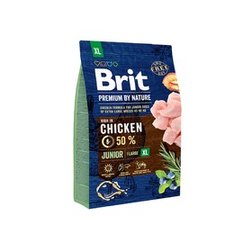 

Сухой корм Brit Premium by Nature Junior XL для собак, гигантских пород, 3 кг