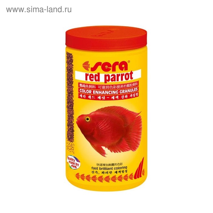фото Корм sera red parrot для красных попугаев, 1000 мл, 330 г