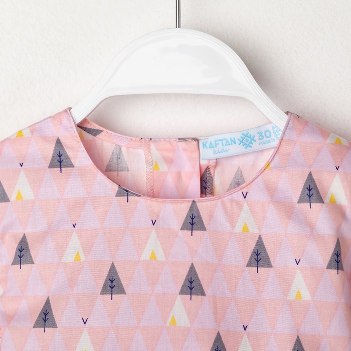 

Платье для девочки KAFTAN "Ёлочки", р.30 (98-104), розовый