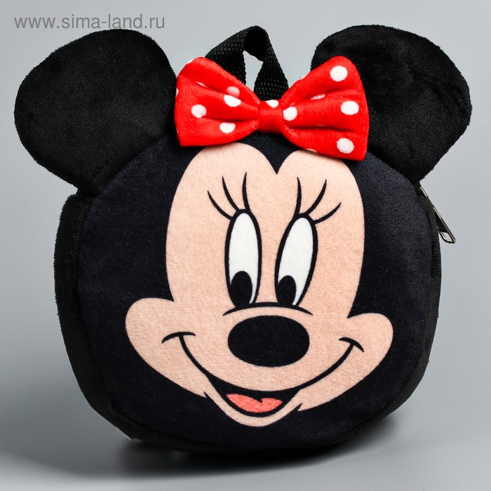 Рюкзак детский плюшевый, 18,5 см х 5 см х 22 см Мышка, Минни Маус