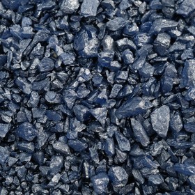 Грунт 'Голубой металлик' декоративный песок кварцевый 250 г фр.1-3 мм Ош