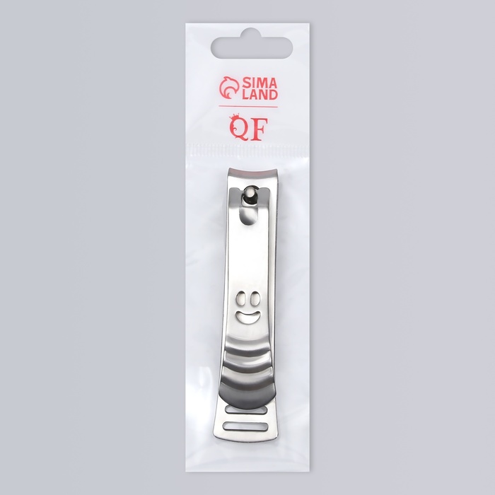 Кусачки-книпсер маникюрные, 6,5(±0,5)см, цвет серебристый